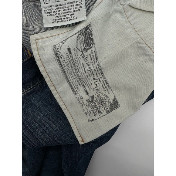 Vintage Levi’s 501 Blue Jeans Button Fly Size 34x29 - Picture 11 of 11